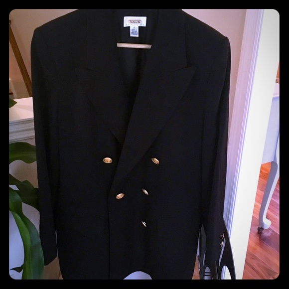 Talbots Jackets & Blazers - Talbots Black Wool Boyfriend Blazer | Jacket